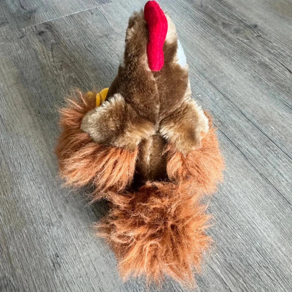 Metacom‎ Old MacDonalds Talking Farmyard Friends Randy Rooster Brown Plush Toy